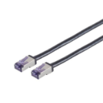 Lanview LVN-CAT6A-FLEX-5M networking cable Black S/FTP (S-STP) Round