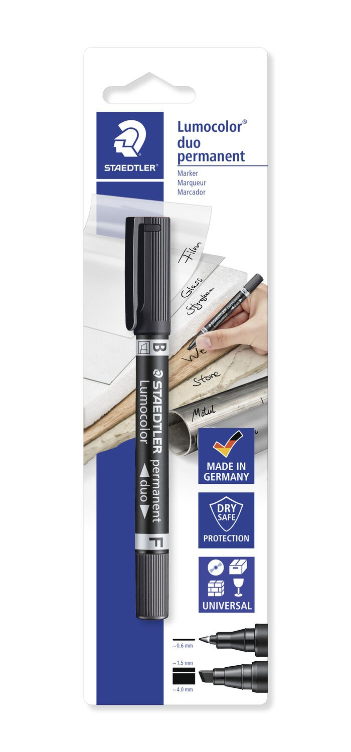 Staedtler Lumocolor permanent duo 348 B permanent marker 1 pc(s)