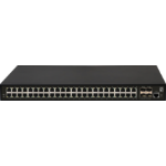 LevelOne GTL-5291 network switch Managed L3 Gigabit Ethernet (10/100/1000) 1U Black