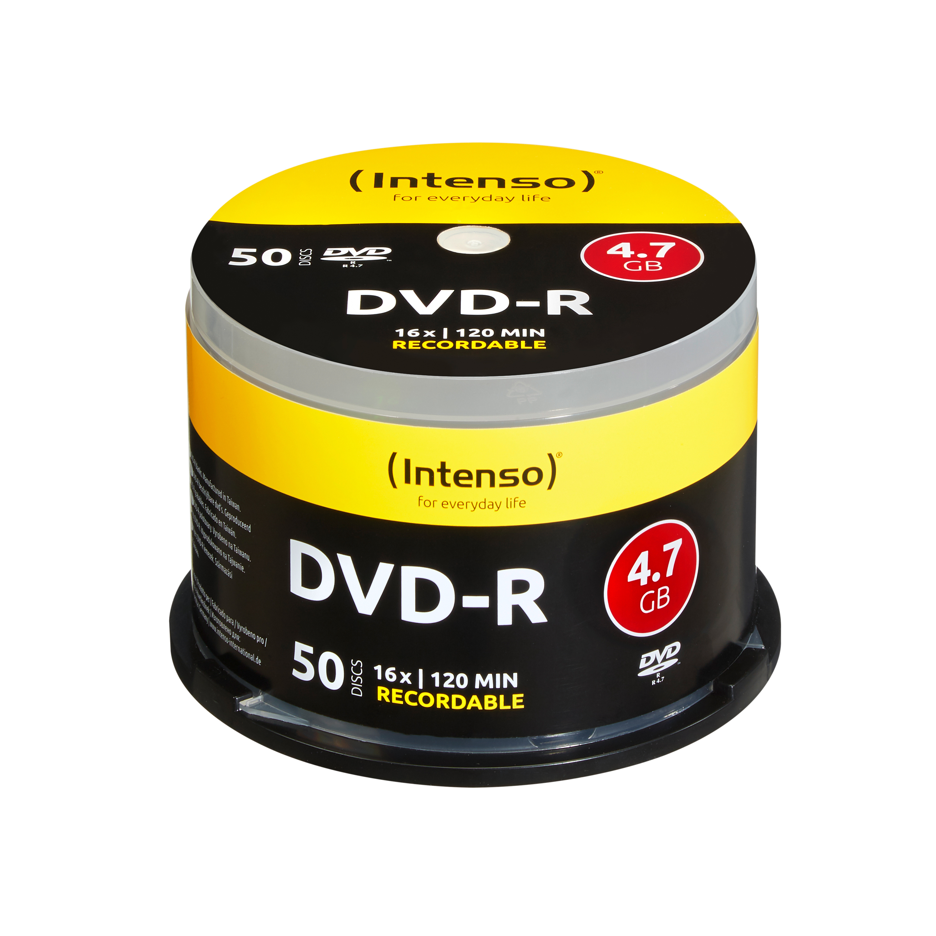Image of Intenso DVD-R 4.7GB, 16x 50 pc(s)