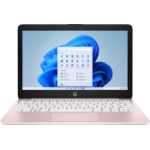 HP Stream 11-ak0520na Laptop 29.5 cm (11.6") HD Intel® Celeron® N4120 4 GB DDR4-SDRAM 64 GB eMMC Wi-Fi 5 (802.11ac) Windows 11 Home in S mode Pink