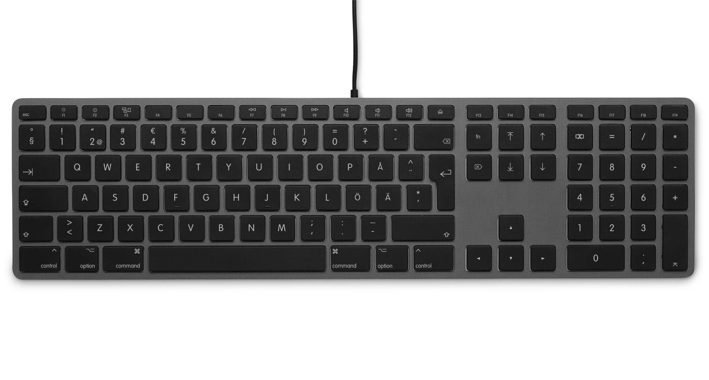 EU Product - kabelgebundene USB Tastatur spacegrau SE - Keyboard thumbnail