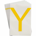 Brady TS-152.40-514-Y-YL-20 self-adhesive symbol 20 pc(s) Yellow Letter