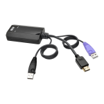 Tripp Lite B055-001-UHD KVM cable Black, Purple