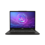 MSI Venture 14 AI A2HMG-071BE Intel Core Ultra 7 255H Laptop 35,6 cm (14") 2.8K 16 GB DDR5-SDRAM 512 GB SSD Wi-Fi 6E (802.11ax) Windows 11 Pro Grijs