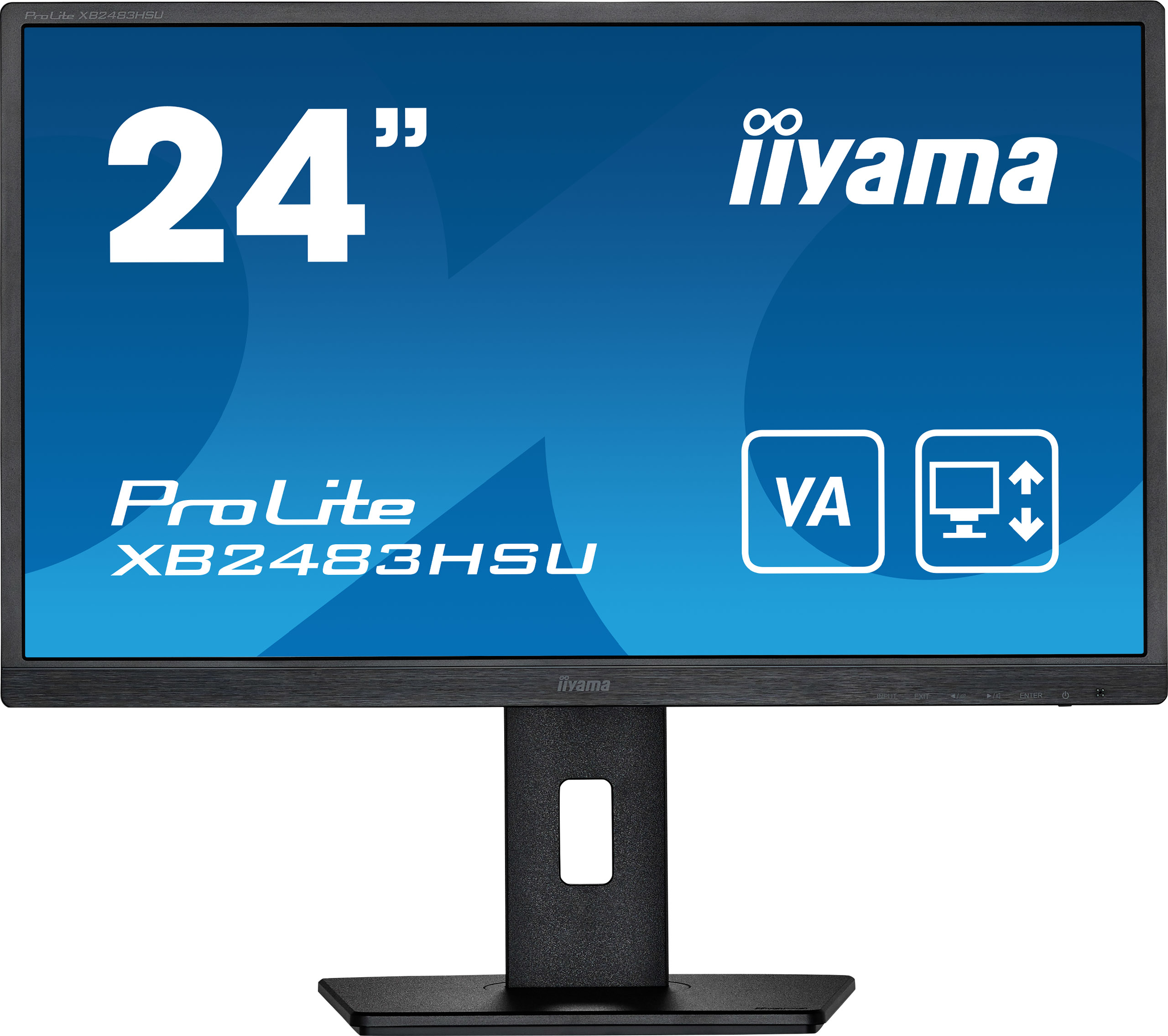 Image of iiyama ProLite XB2483HSU-B5 LED display 60.5 cm (23.8") 1920 x...