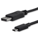 StarTech.com Cable 1m USB C a DisplayPort 1.2 de 4K a 60Hz - Adaptador Convertidor USB Tipo C a DisplayPort - HBR2 - Conversor USBC con Modo Alt - Compatible con Thunderbolt 3 - Negro