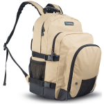 TechProducts360 Tech Pack 16" Backpack case Black, Khaki