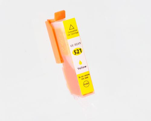 CTS Compatible Canon CLI-521Y Yellow Inkjet