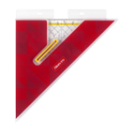 Aristo AR17679B ruler Angle stop ruler 250 mm Plastic Transparent, Yellow 1 pc(s)