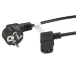 Lanberg CA-C13C-12CC-0018-BK power cable Black 2 m C13 coupler CEE7/7