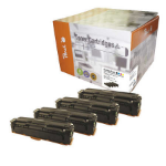 Peach PT500 tonercartridge 4 stuk(s) Zwart, Cyaan, Magenta, Geel