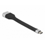 DeLOCK 86933 video kabel adapter 0,14 m USB Type-C HDMI Type A (Standaard) Zwart, Zilver