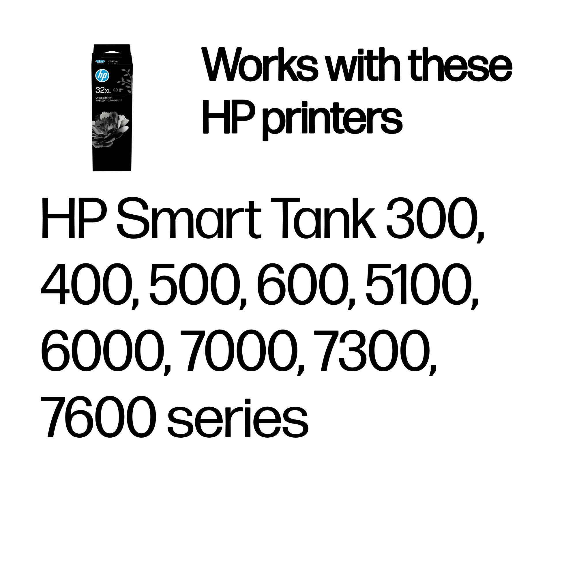 HP 1VV24AE/32XL Ink cartridge black, 6K pages 135ml for HP Smart Tank Plus 555/7005