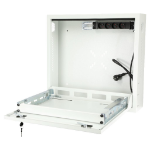 Lanview RWSLMWH1 rack cabinet 1U Wall mounted rack White