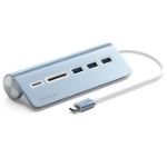 Satechi ST-TCHCRB laptop dock & poortreplicator Bedraad USB 3.2 Gen 1 (3.1 Gen 1) Type-C Blauw
