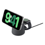 Belkin BoostCharge Pro Hoofdtelefoons, Smartphone, Smartwatch Houtskool AC Draadloos opladen Snel opladen Binnen