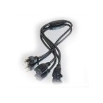 C2G 6ft 1-to-2 18 AWG Power Cord Splitter Black 71.7" (1.82 m)