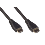 Alcasa 4520-030 HDMI cable 3 m HDMI Type A (Standard) Black