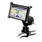 RAM Mounts Handlebar U-Bolt Mount with Locking Case for Garmin nuvi + More