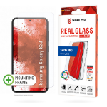Displex Screen Protector + Case for Samsung Galaxy S22/S23, Eco Mounting Frame, scratch resistant
