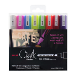 UNI-BALL Chalk Mrkr Bullet Asst Pk8