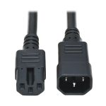 Tripp Lite P018-002 power cable Black 24" (0.61 m) C14 coupler C15 coupler