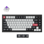 Keychron Q1 HE keyboard Universal USB + RF Wireless + Bluetooth QWERTY UK English Black, Grey