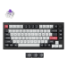 Keychron Q1 HE keyboard Universal USB + RF Wireless + Bluetooth QWERTY UK English Black, Grey