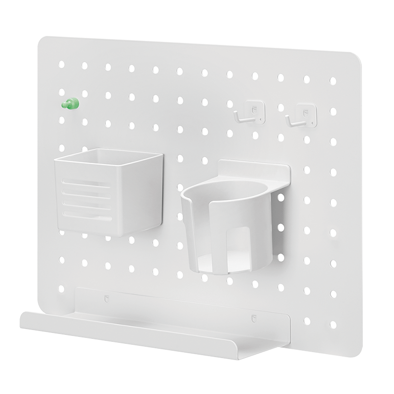LogiLink Pegboard, Wall-mounted, Office, 420x320mm, white