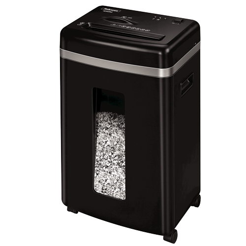 Image of Fellowes Powershred 450M paper shredder Micro-cut shredding Black