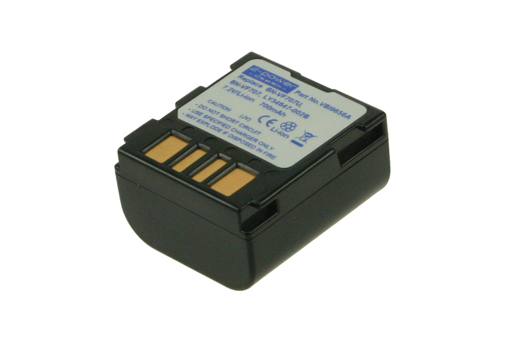 2-Power Camcorder Battery 7.2V 750mAh