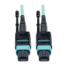 Tripp Lite N844-01M-12-P InfiniBand/fibre optic cable 35.8" (0.91 m) MTP Black, Turquoise