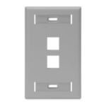 Leviton 42080-2GS wall plate/switch cover Gray