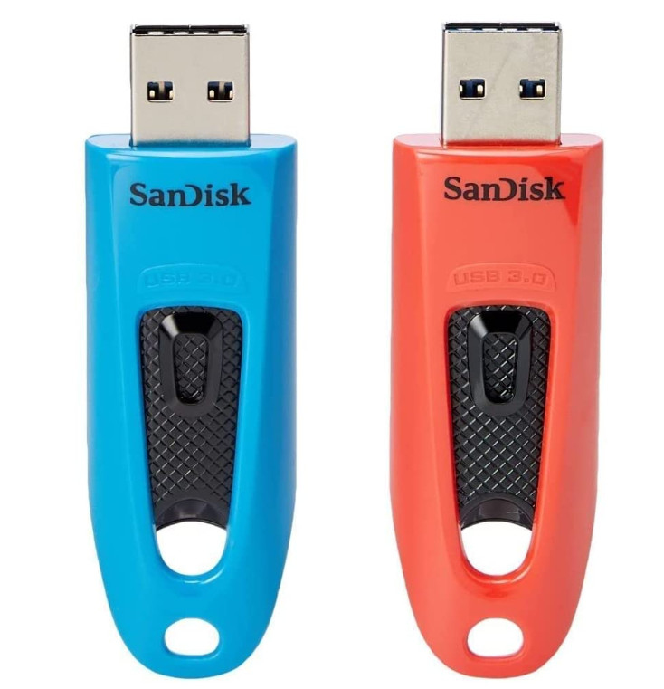SanDisk Ultra USB flash drive 64 GB USB Type-A 3.2 Gen 1 (3.1 Gen 1) Blue, Red
