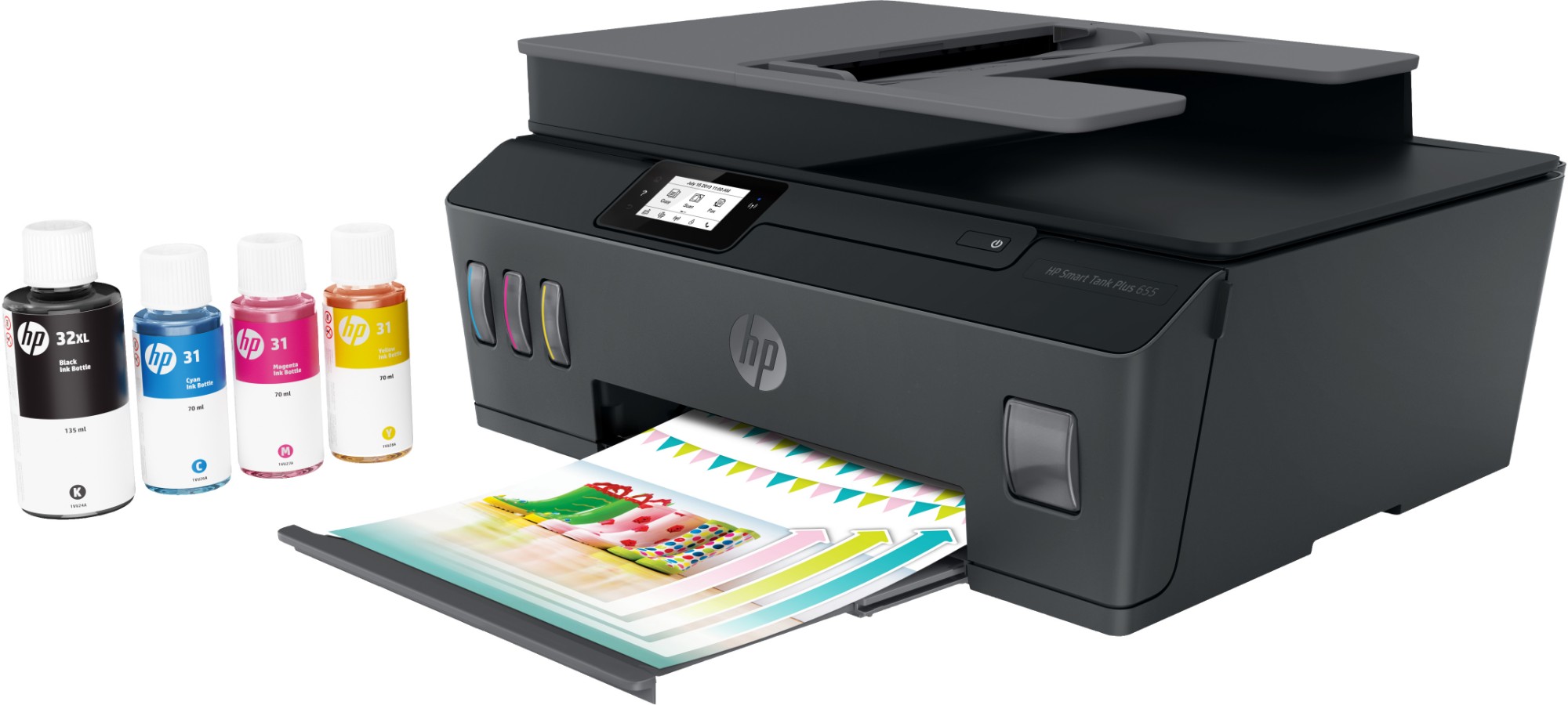 Hp Smart Tank Plus 655 Thermal Inkjet A4 4800 X 1200 Dpi 11 Ppm Wi Fi 0 In Distributor 1187