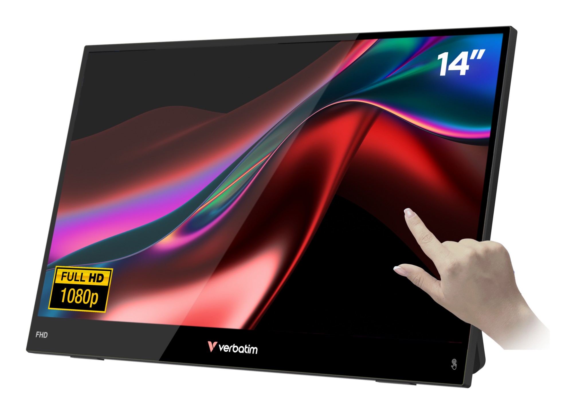 Verbatim Portable 14" FHD Touch Monitor LIGHT