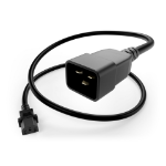 UNC PWCD-C13C20-15A-04F-BLK power cable Black 47.2" (1.2 m) C13 coupler C20 coupler