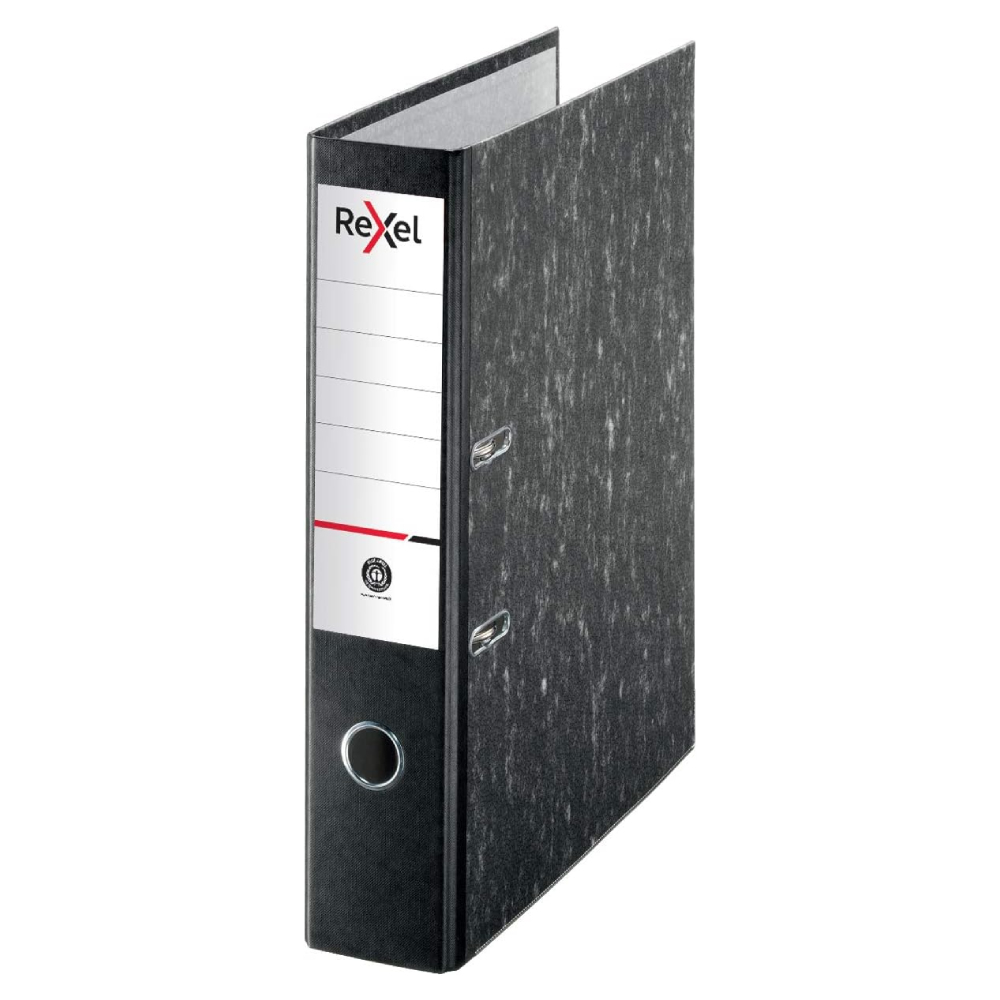 Photos - File Folder / Lever Arch File Rexel 2115547 folder Paper Black, Grey A4 