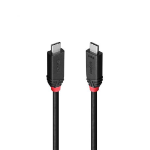 Lindy 2m USB4 240W Type C Cable, Black Line
