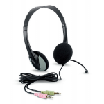 Fujitsu S26391-F7139-L51 headphones/headset Wired Head-band Calls/Music Black, Grey