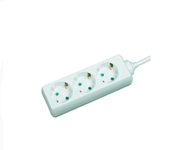 Image of Microconnect GRU0033W power extension 3 m 3 AC outlet(s) Indoor White