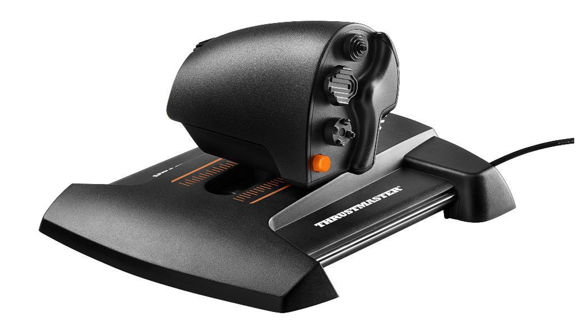 Thrustmaster TWCS Throttle Black, Orange USB Motion controller Analogue / Digital MAC, PC