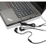 Lenovo 4XD0J65079 headphones/headset Wired In-ear Calls/Music Black