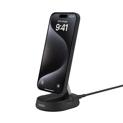 Photos - Charger Belkin BoostCharge Pro Smartphone Black AC Wireless charging Fast char WIA 