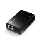 TP-LINK POE150S Omada PoE Injector Adapter, IEEE 802.3af compliant, Data and power carried over the same cable up to 100 meters, plastic case, pocket