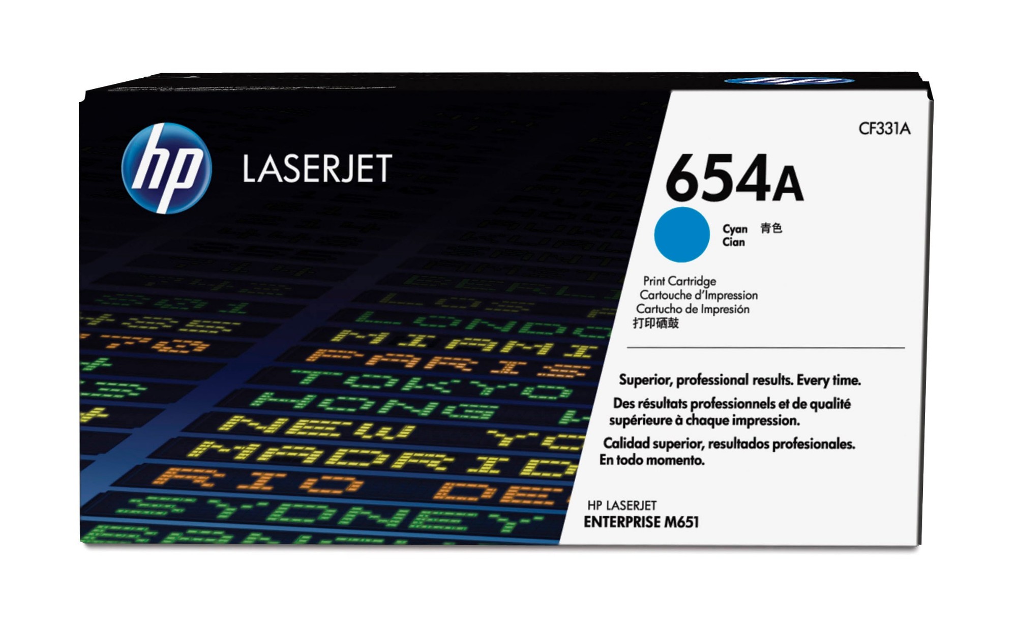 HP CF331A/654A Toner cartridge cyan, 15K pages ISO/IEC 19798 for HP Color LaserJet M 651