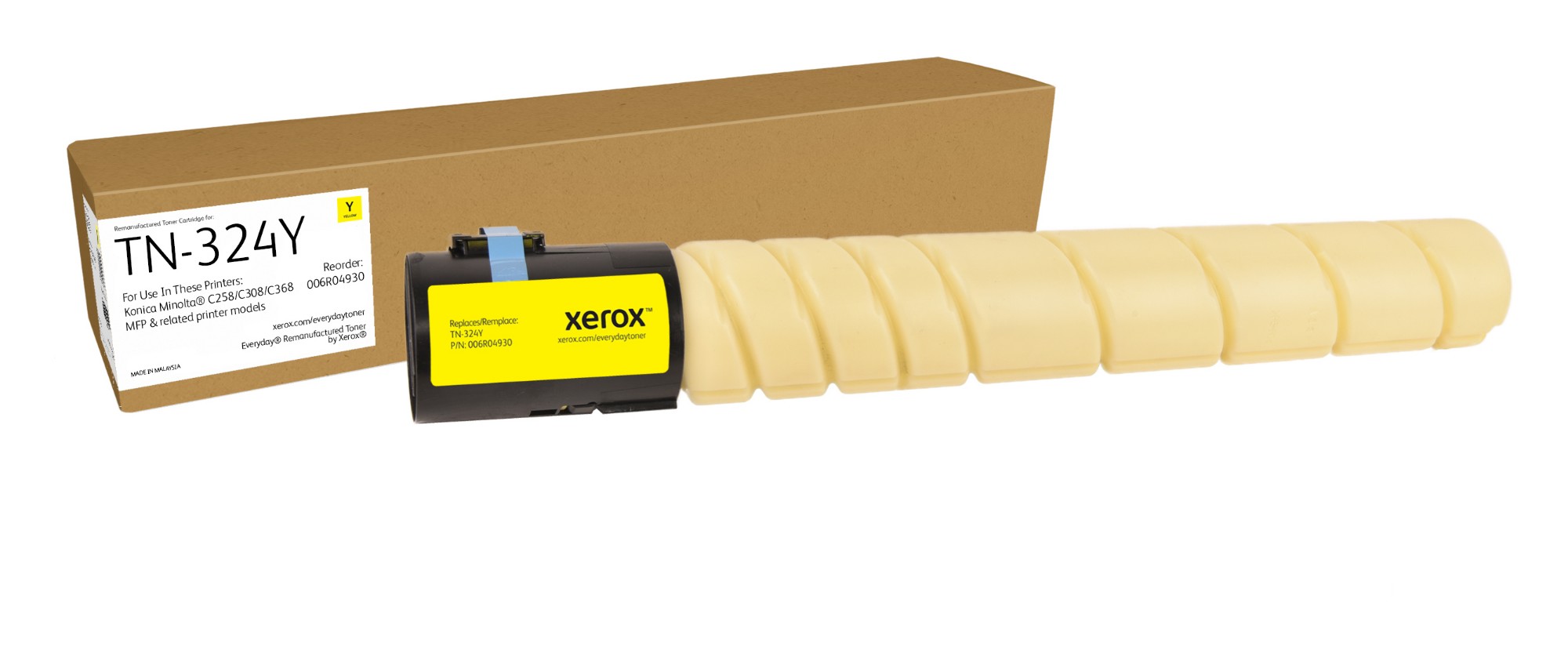 Xerox 006R04930 Toner yellow, 26K pages (replaces Konica Minolta TN-324Y) for KM bizhub C 258