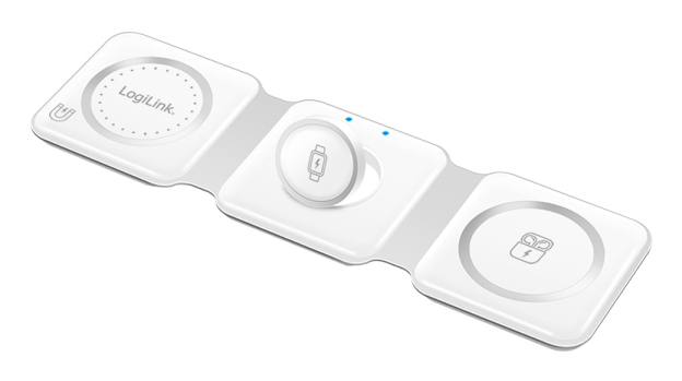 LogiLink PA0344 mobile device charger Universal White USB Wireless cha