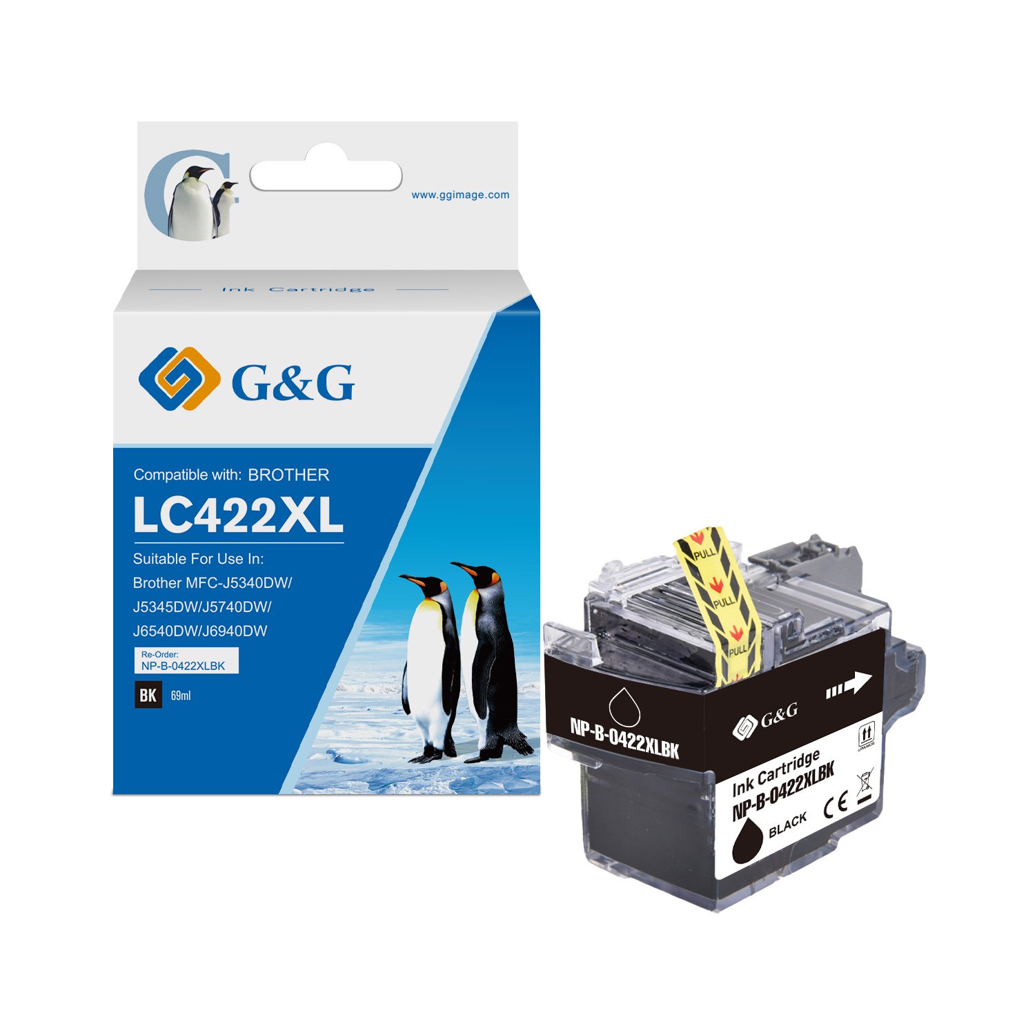 Image of CTS Wholesale Compatible Brother LC422XLBK High Capacity Black Ink Car